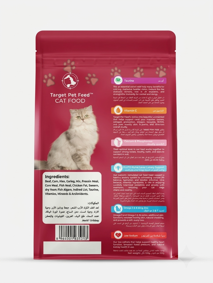 Target Cat Food Beef 450g